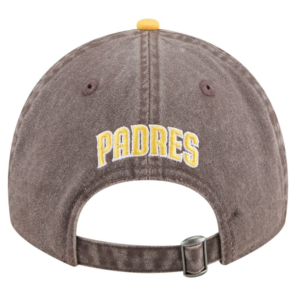 San Diego Padres Select 9TWENTY Adjustable Hat Brown/Gold | New Era