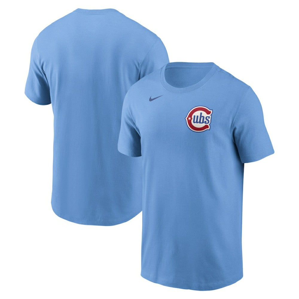 Chicago Cubs Alternate Wordmark T-Shirt Baby Blue | Nike