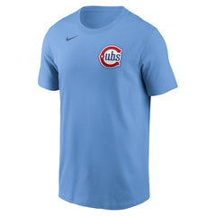 Chicago Cubs Alternate Wordmark T-Shirt Baby Blue | Nike