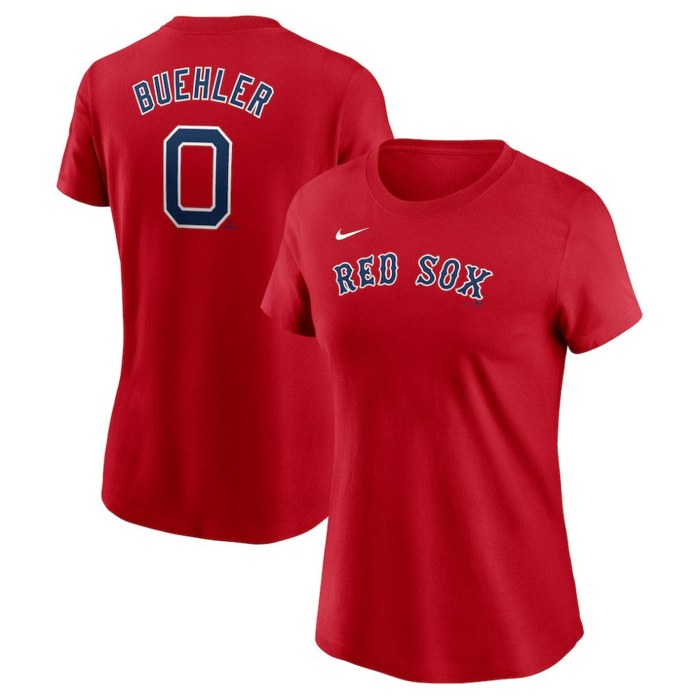Walker Buehler Boston Red Sox Women's Cooperstown Collection Fuse Name & Number T-Shirt Red | Nike