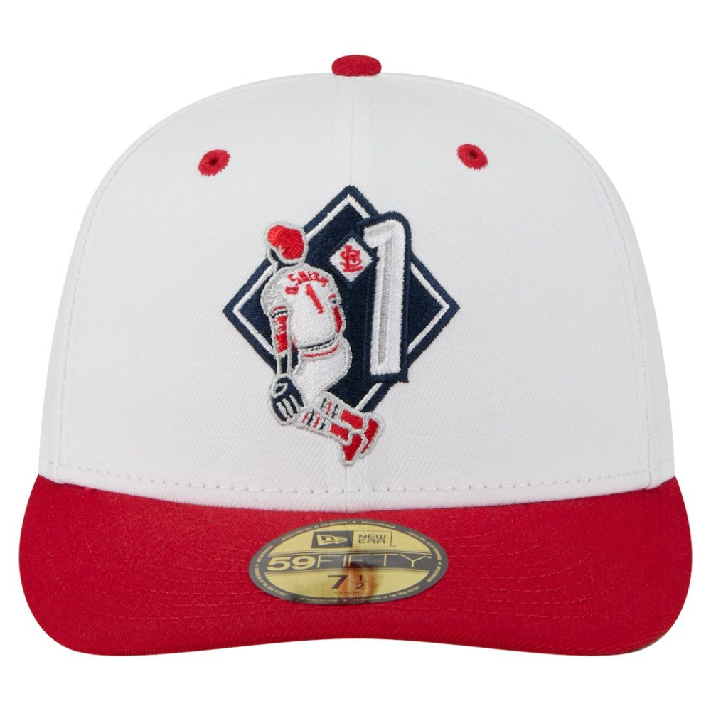 Ozzie Smith St. Louis Cardinals 59FIFTY Fitted Hat White | New Era