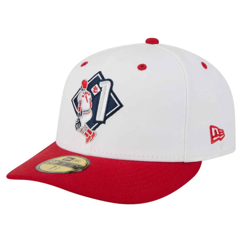 Ozzie Smith St. Louis Cardinals 59FIFTY Fitted Hat White | New Era