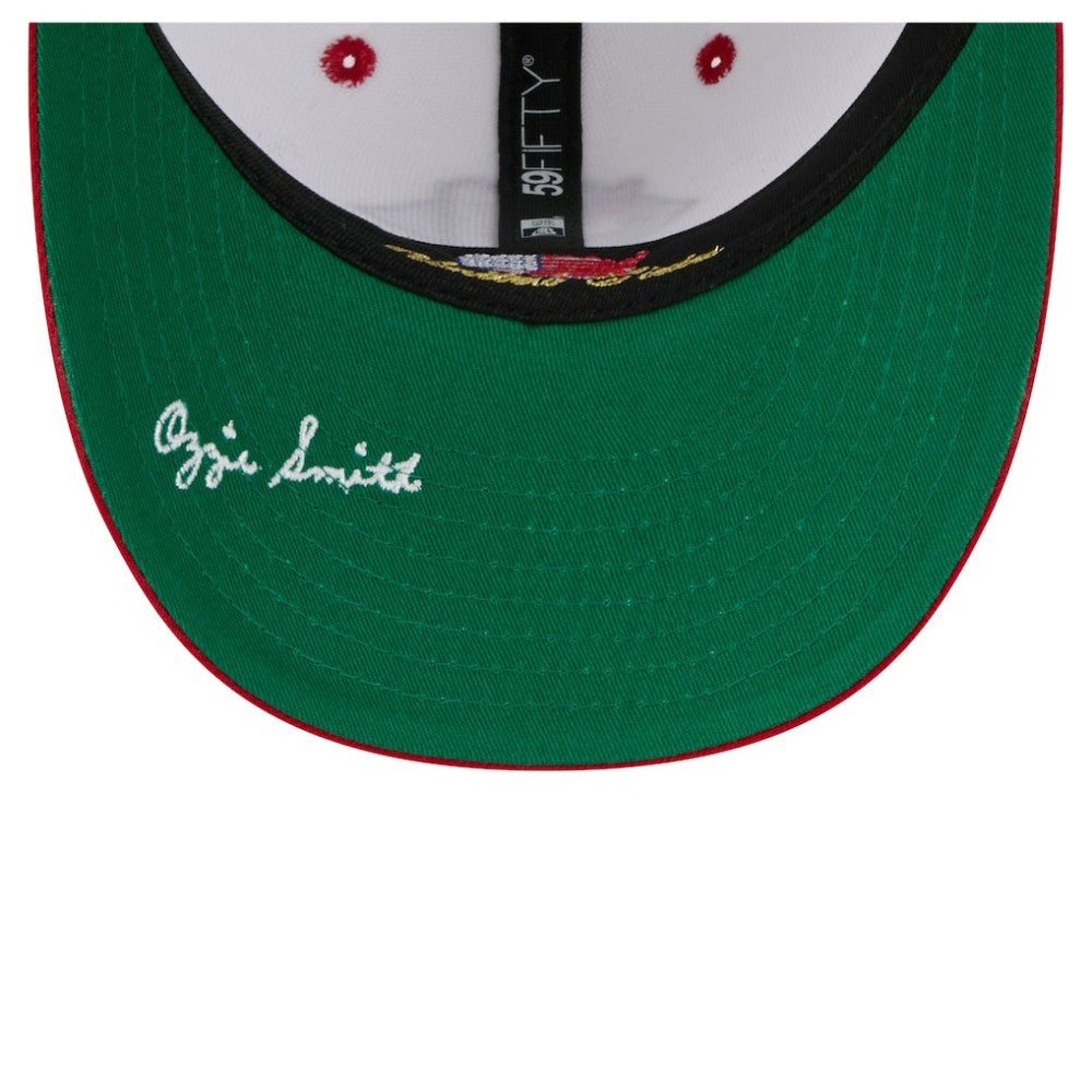 Ozzie Smith St. Louis Cardinals 59FIFTY Fitted Hat White | New Era