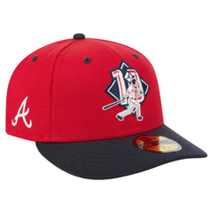 Chipper Jones Atlanta Braves 59FIFTY Fitted Hat Red | New Era