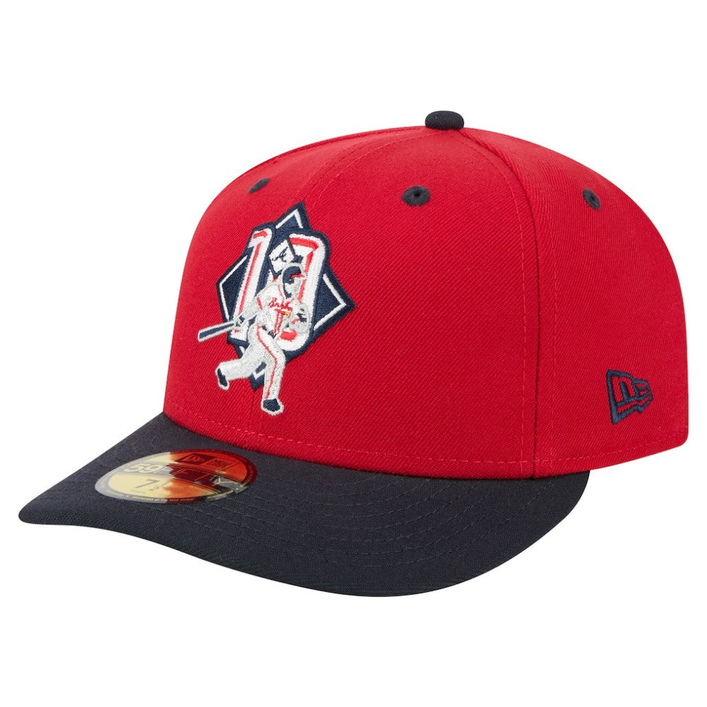 Chipper Jones Atlanta Braves 59FIFTY Fitted Hat Red | New Era