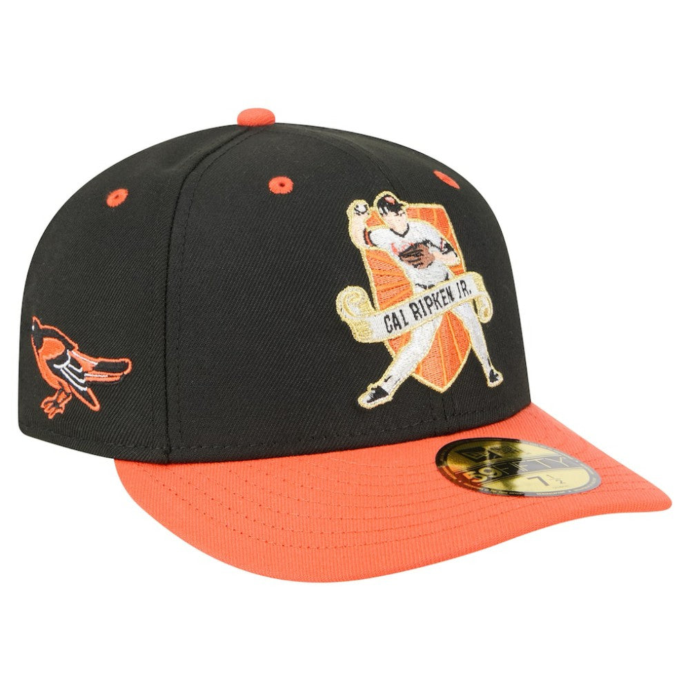 Cal Ripken Jr. Baltimore Orioles 59FIFTY Fitted Hat Black | New Era