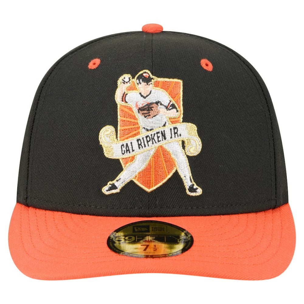 Cal Ripken Jr. Baltimore Orioles 59FIFTY Fitted Hat Black | New Era