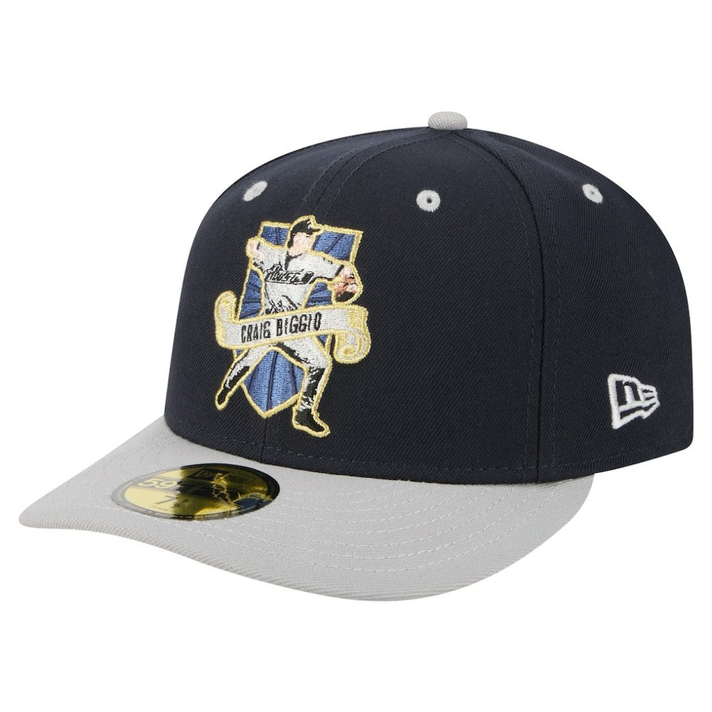 Craig Biggio Houston Astros 59FIFTY Fitted Hat Navy | New Era