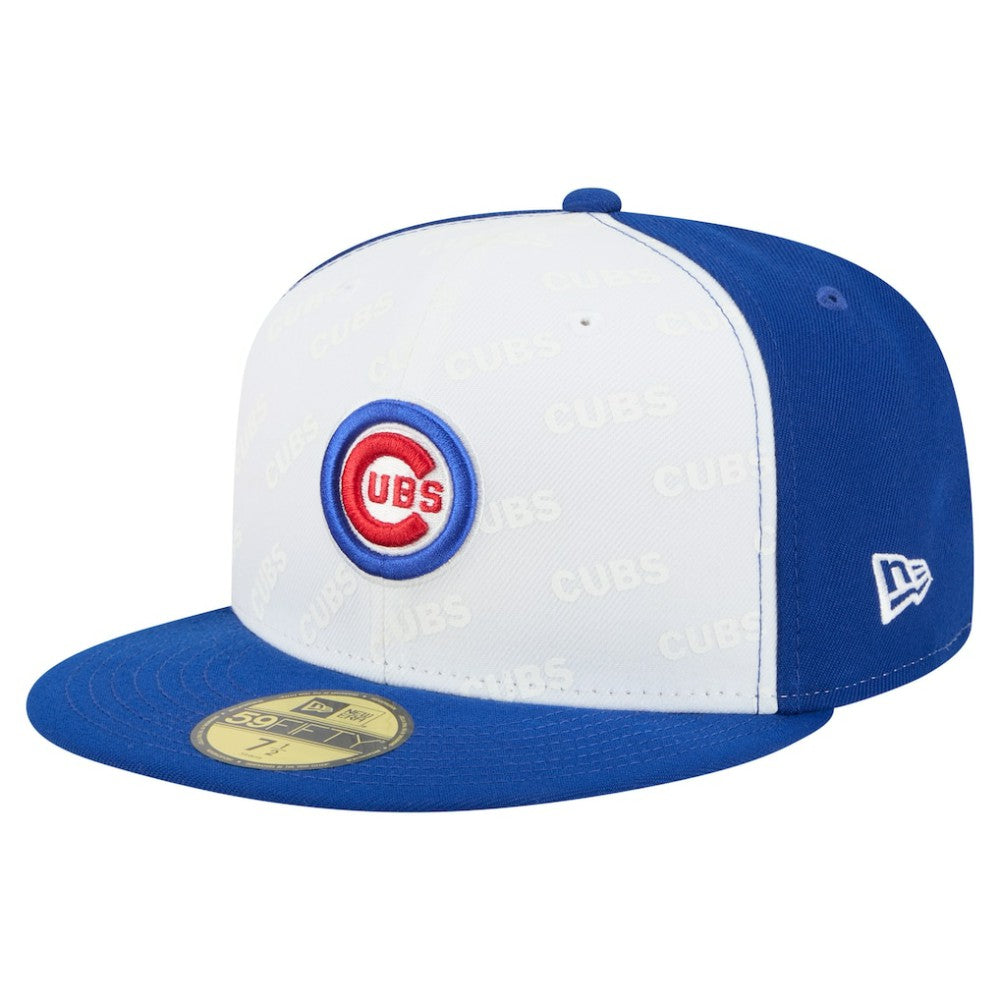 Chicago Cubs Repeat 59FIFTY Fitted Hat White/Royal | New Era