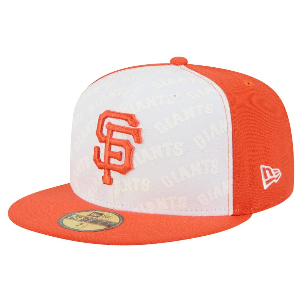 San Francisco Giants Repeat 59FIFTY Fitted Hat White/Orange | New Era