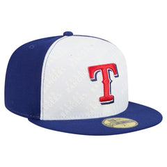 Texas Rangers Repeat 59FIFTY Fitted Hat White/Royal | New Era