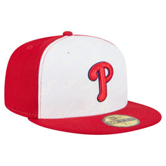 Philadelphia Phillies Repeat 59FIFTY Fitted Hat White/Red | New Era