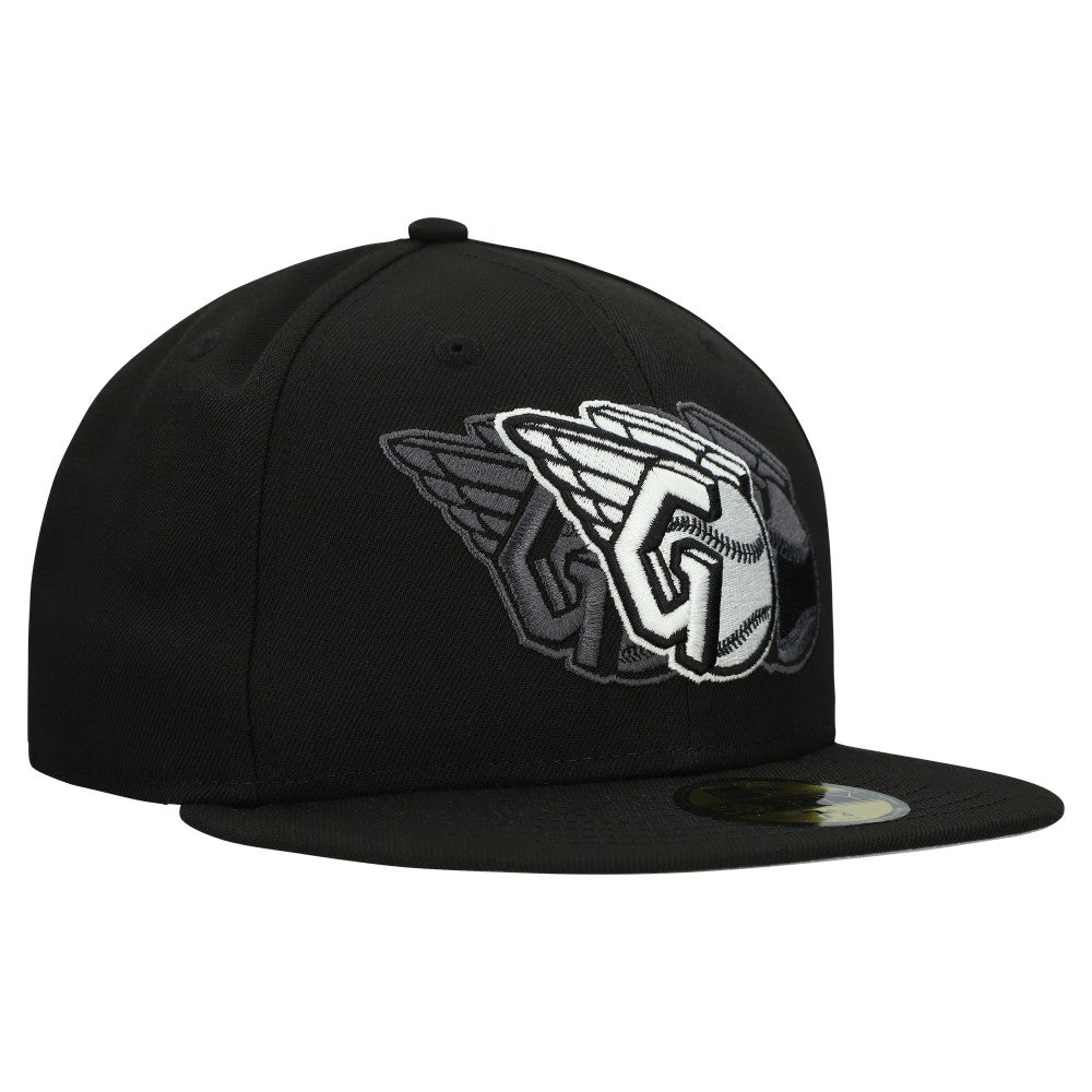 Cleveland Guardians Tri-Hit 59FIFTY Fitted Hat Black | New Era
