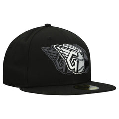 Cleveland Guardians Tri-Hit 59FIFTY Fitted Hat Black | New Era