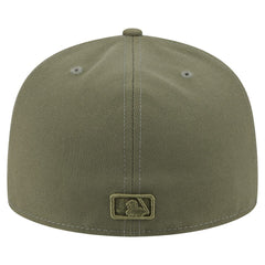 Miami Marlins Color Pack A-Frame 59FIFTY Fitted Hat Olive | New Era