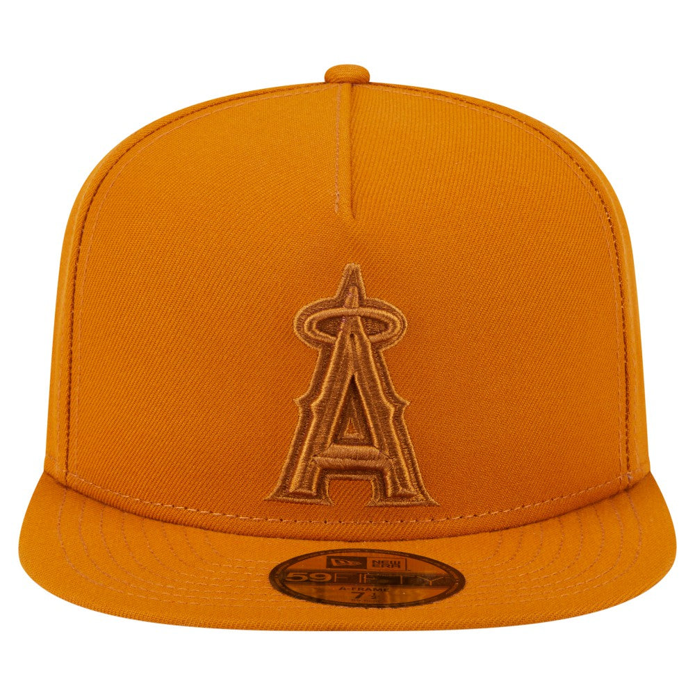 Los Angeles Angels Color Pack A-Frame 59FIFTY Fitted Hat Orange | New Era