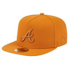Atlanta Braves Color Pack A-Frame 59FIFTY Fitted Hat Orange | New Era