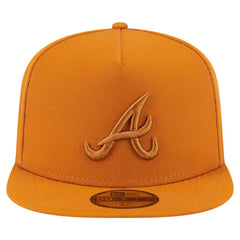 Atlanta Braves Color Pack A-Frame 59FIFTY Fitted Hat Orange | New Era