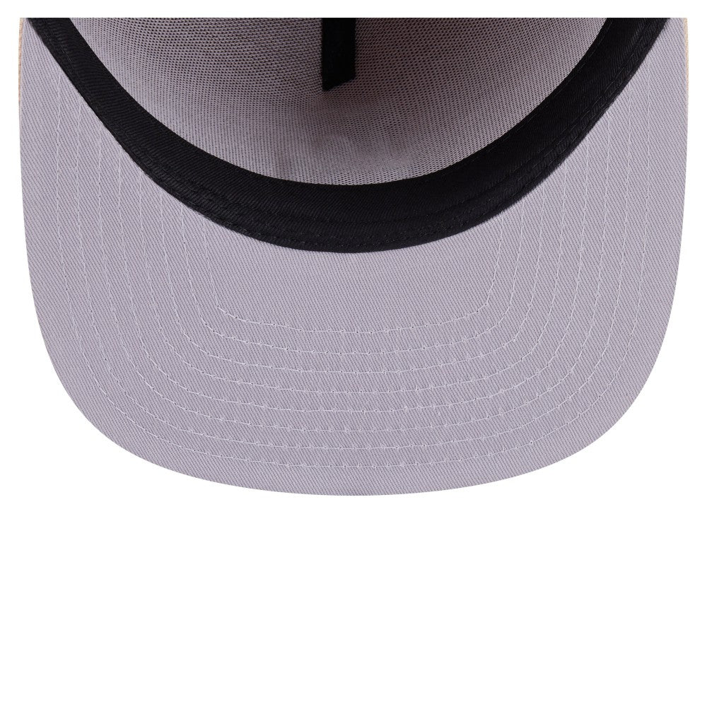 Los Angeles Dodgers Two-Tone Color Pack A-Frame 59FIFTY Fitted Hat Orange/Light Beige | New Era