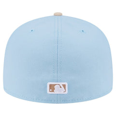 Chicago White Sox Two-Tone Color Pack A-Frame 59FIFTY Fitted Hat Light Blue/Cream | New Era