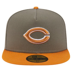 Cincinnati Reds Two-Tone Color Pack A-Frame 59FIFTY Fitted Hat Olive/Orange | New Era