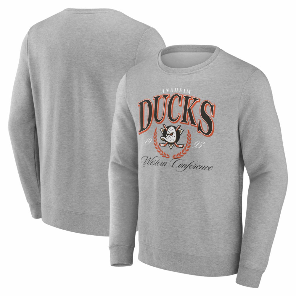 Anaheim Ducks Reign Supreme Pullover Sweatshirt Gray