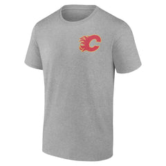 Calgary Flames Glory Skates T-Shirt Heather Gray