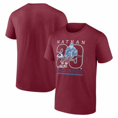Nathan MacKinnon Colorado Avalanche Player Show T-Shirt Burgundy