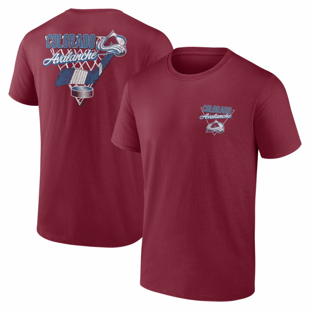 Colorado Avalanche Net Slap T-Shirt Burgundy
