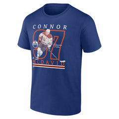 Connor McDavid Edmonton Oilers Player Show T-Shirt Royal