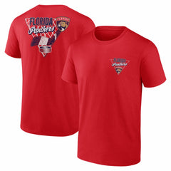 Florida Panthers Net Slap T-Shirt Red