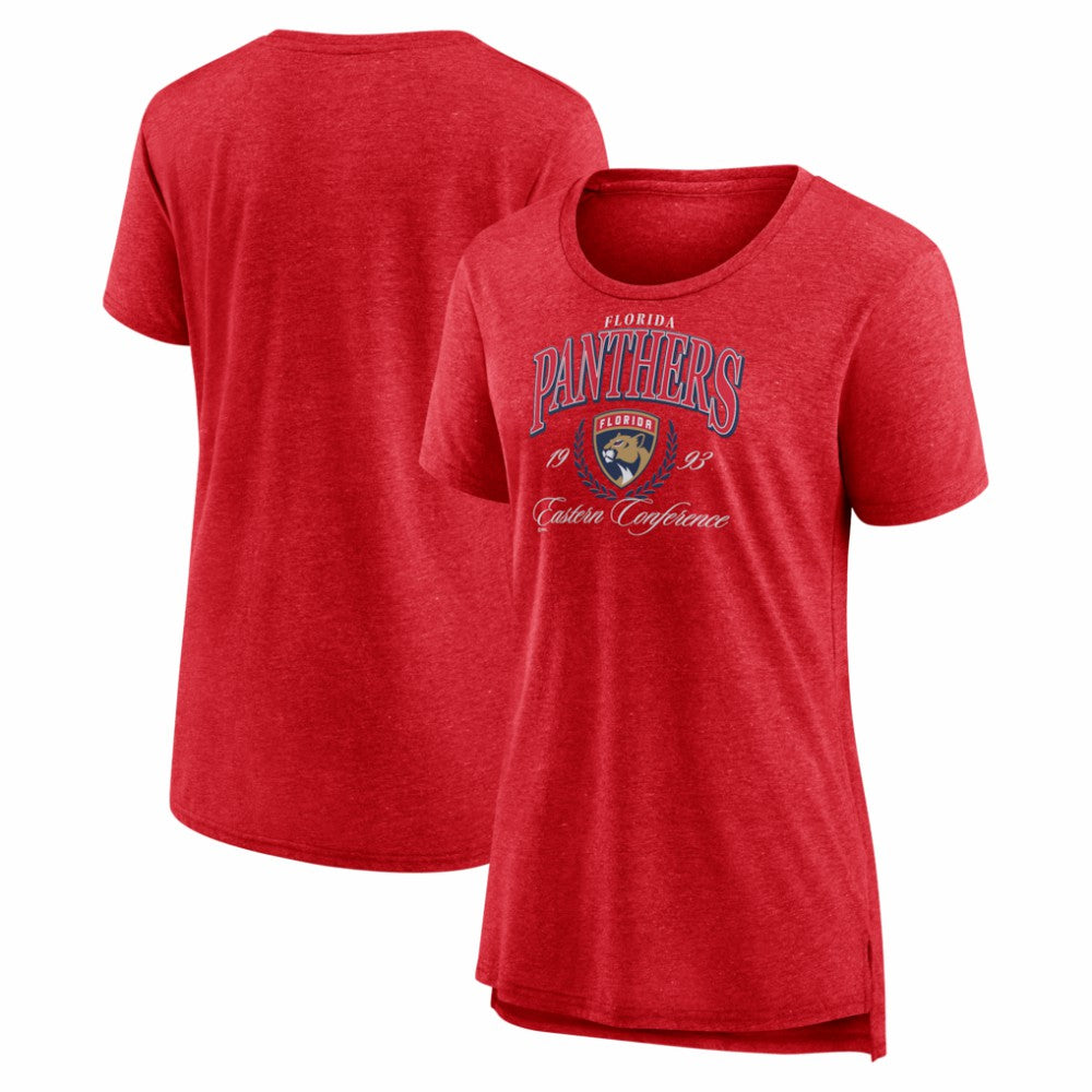 Florida Panthers Women's Reign Supreme Tri-Blend T-Shirt Red