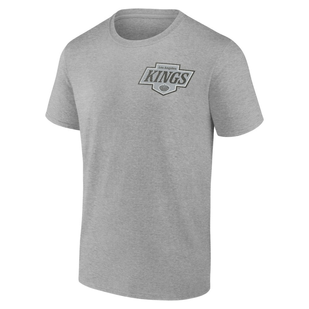 Los Angeles Kings Glory Skates T-Shirt Heather Gray