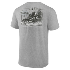 Los Angeles Kings Glory Skates T-Shirt Heather Gray