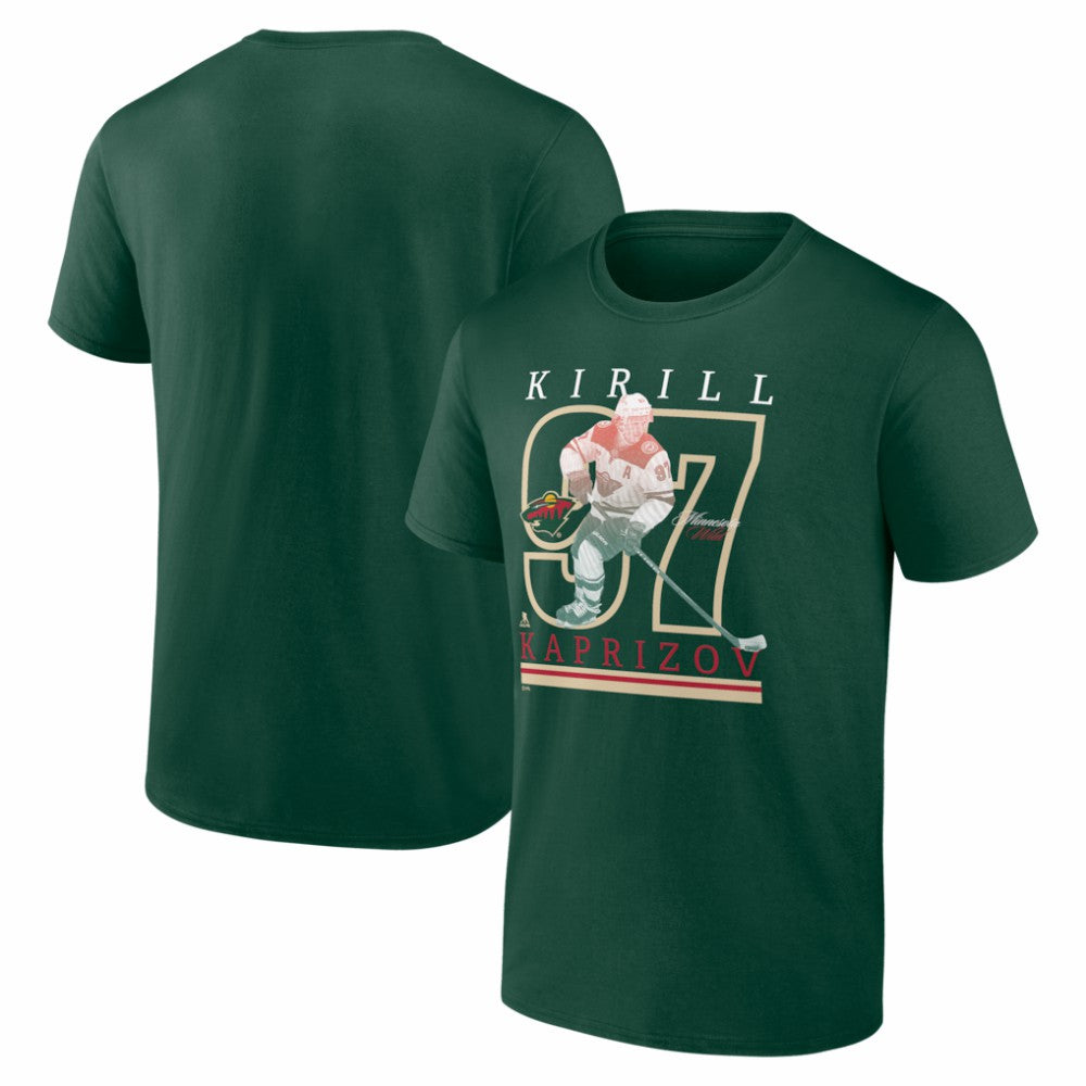 Kirill Kaprizov Minnesota Wild Player Show T-Shirt Green