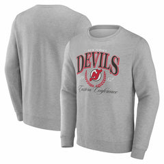 New Jersey Devils Reign Supreme Pullover Sweatshirt Gray