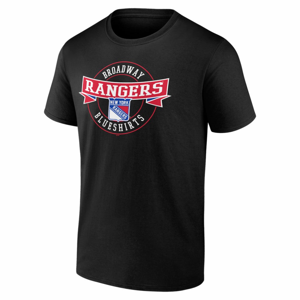 New York Rangers Honor Circle T-Shirt Black
