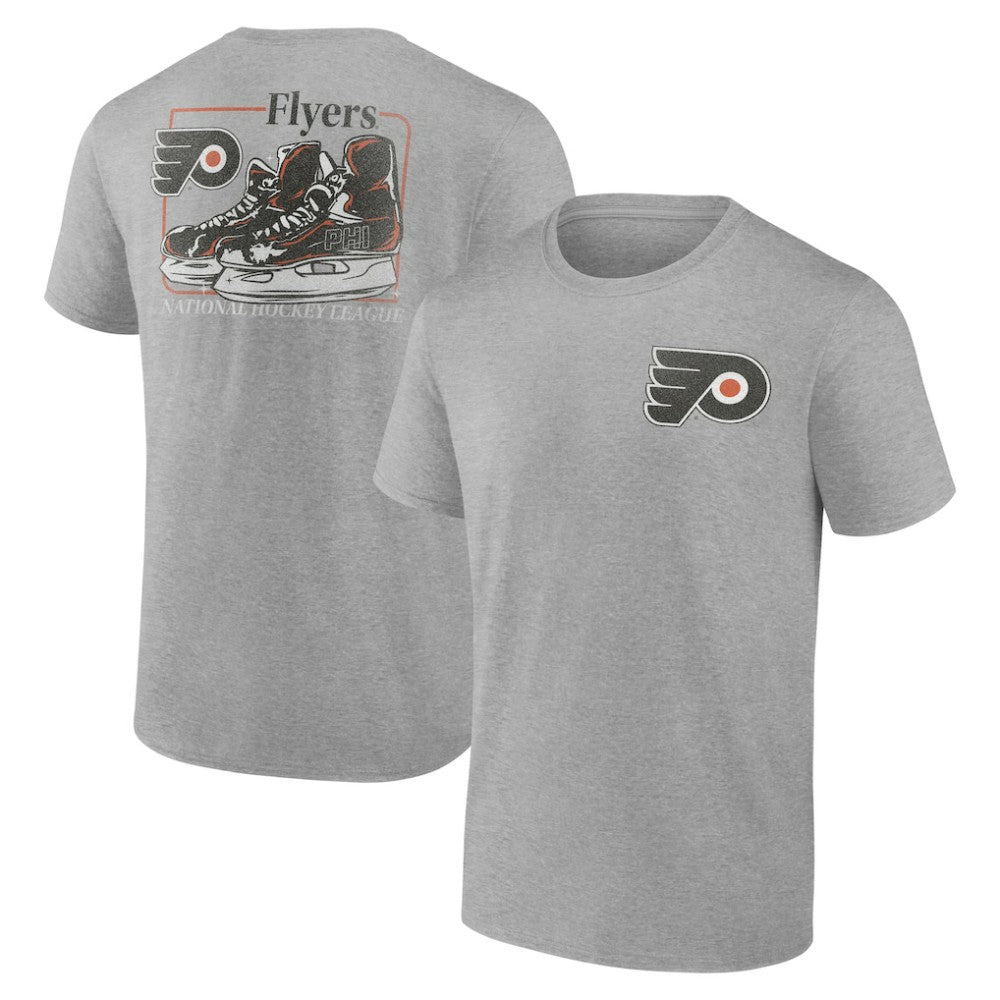 Philadelphia Flyers Glory Skates T-Shirt Heather Gray
