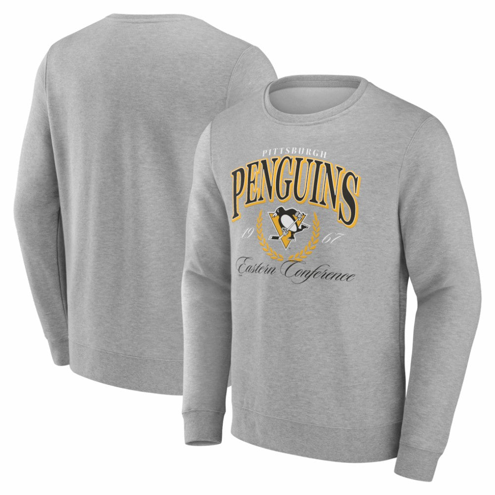 Pittsburgh Penguins Reign Supreme Pullover Sweatshirt Gray