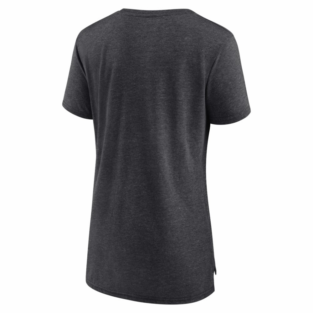 San Jose Sharks Women's Reign Supreme Tri-Blend T-Shirt Gray