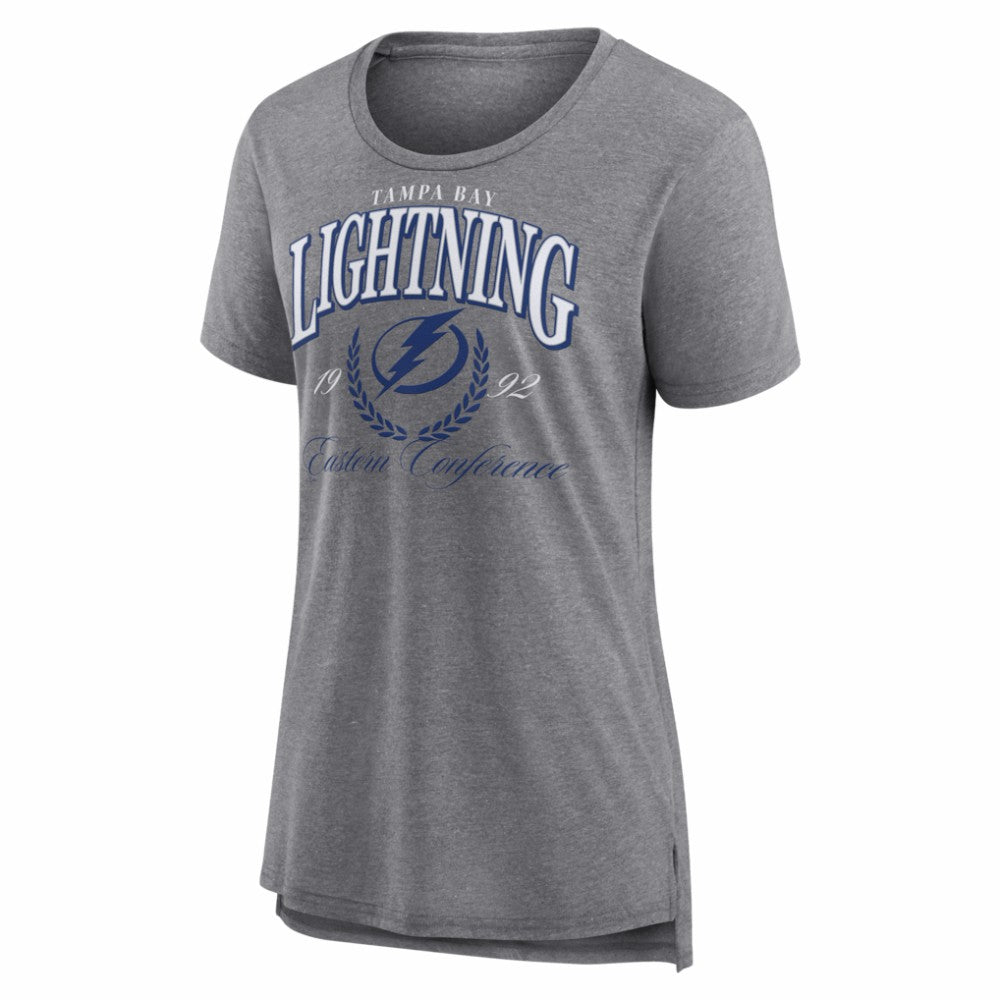 Tampa Bay Lightning Women's Reign Supreme Tri-Blend T-Shirt Gray
