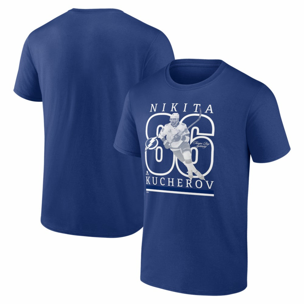 Nikita Kucherov Tampa Bay Lightning Player Show T-Shirt Blue