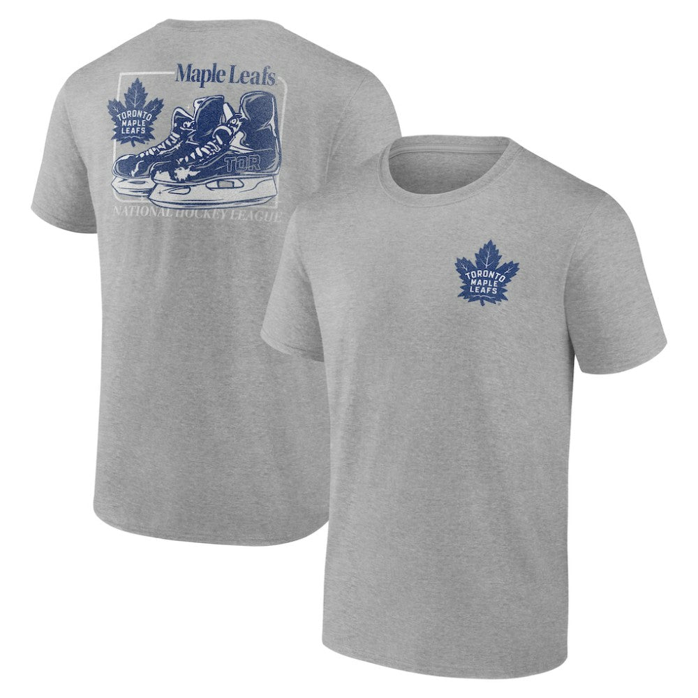 Toronto Maple Leafs Glory Skates T-Shirt Heather Gray