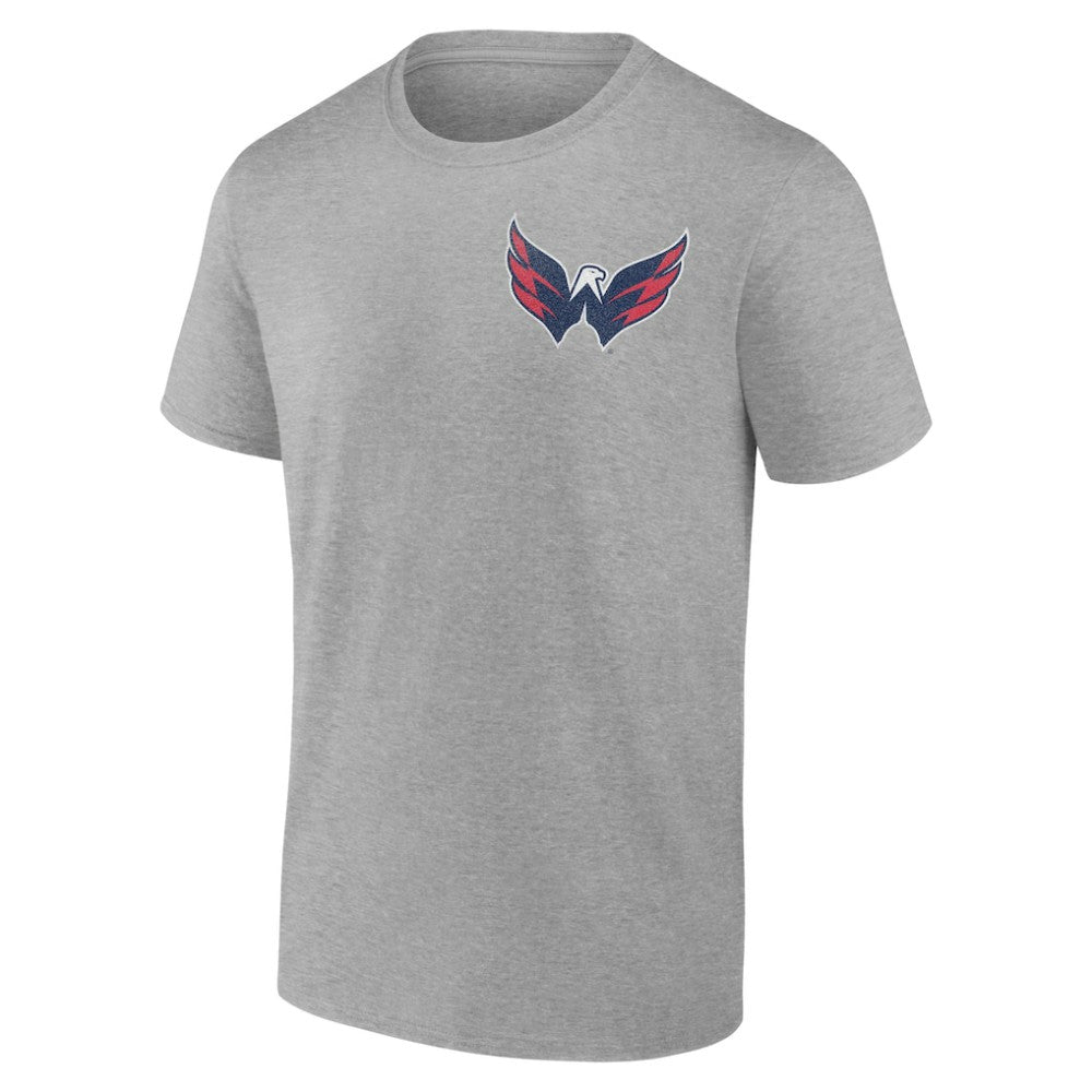 Washington Capitals Glory Skates T-Shirt Heather Gray