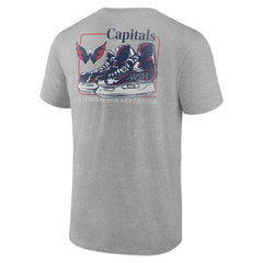 Washington Capitals Glory Skates T-Shirt Heather Gray