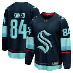 Kaapo Kakko Seattle Kraken Fanatics Home Breakaway Player Jersey Deep Sea Blue