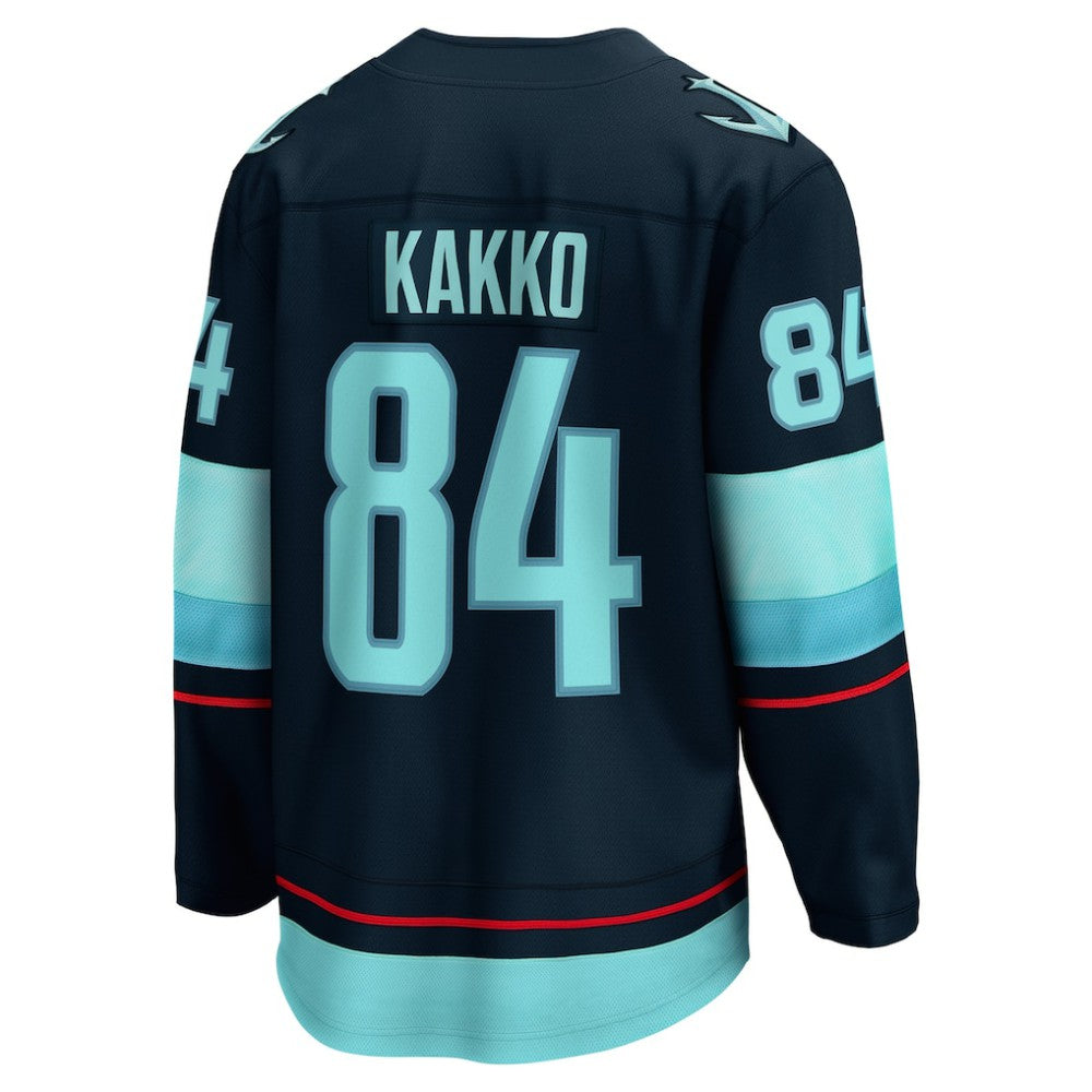 Kaapo Kakko Seattle Kraken Fanatics Home Breakaway Player Jersey Deep Sea Blue