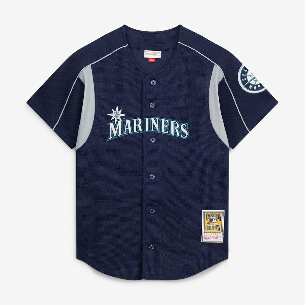 Felix Hernandez Seattle Mariners Cooperstown Collection Batting Practice Jersey - Navy | Mitchell & Ness