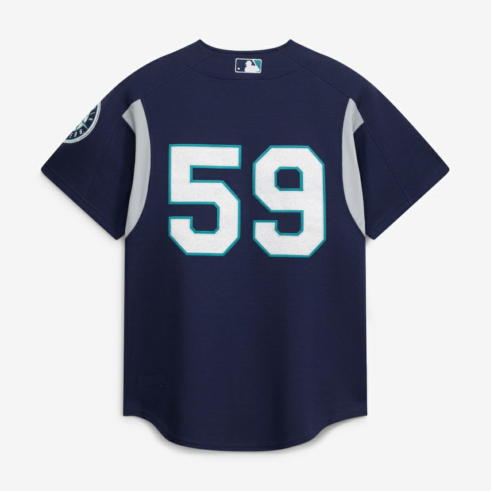 Felix Hernandez Seattle Mariners Cooperstown Collection Batting Practice Jersey - Navy | Mitchell & Ness