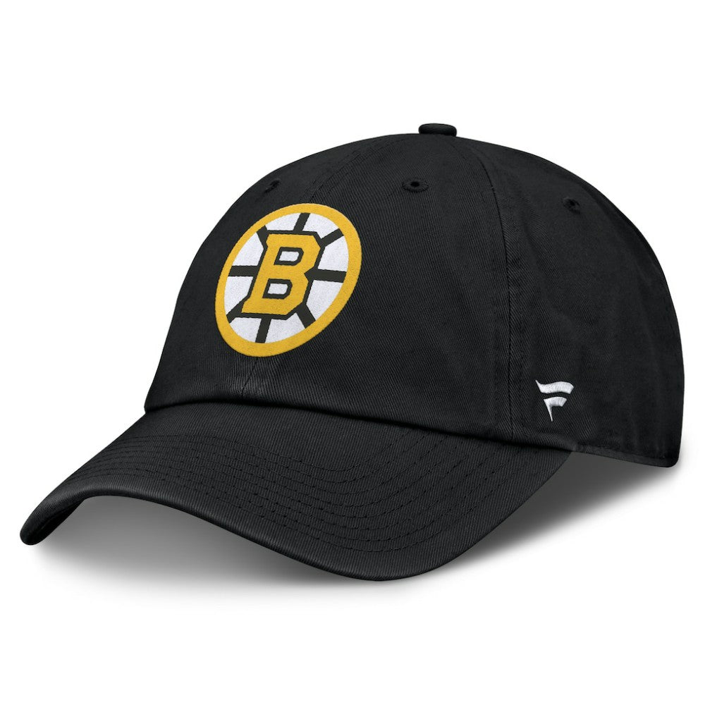 Boston Bruins Fanatics Primary Logo Adjustable Hat Black
